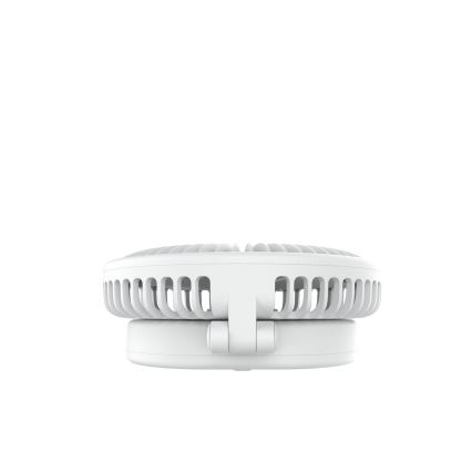 Polnilni namizni ventilator 10W/5V 2400 mAh bela