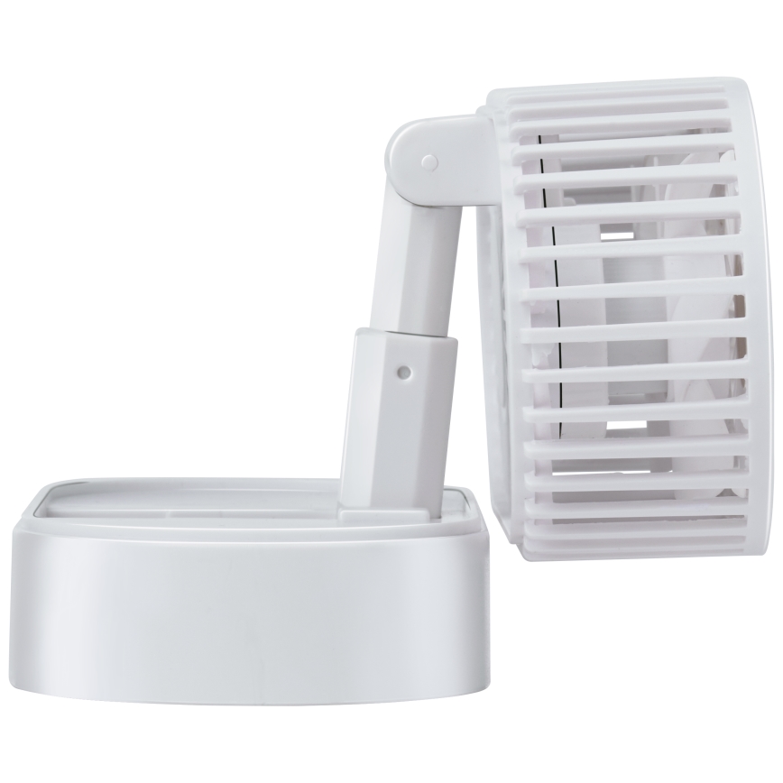 Polnilni namizni ventilator 3,7V 1200 mAh bela