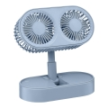 Polnilni namizni ventilator 3,7V 1200 mAh moder