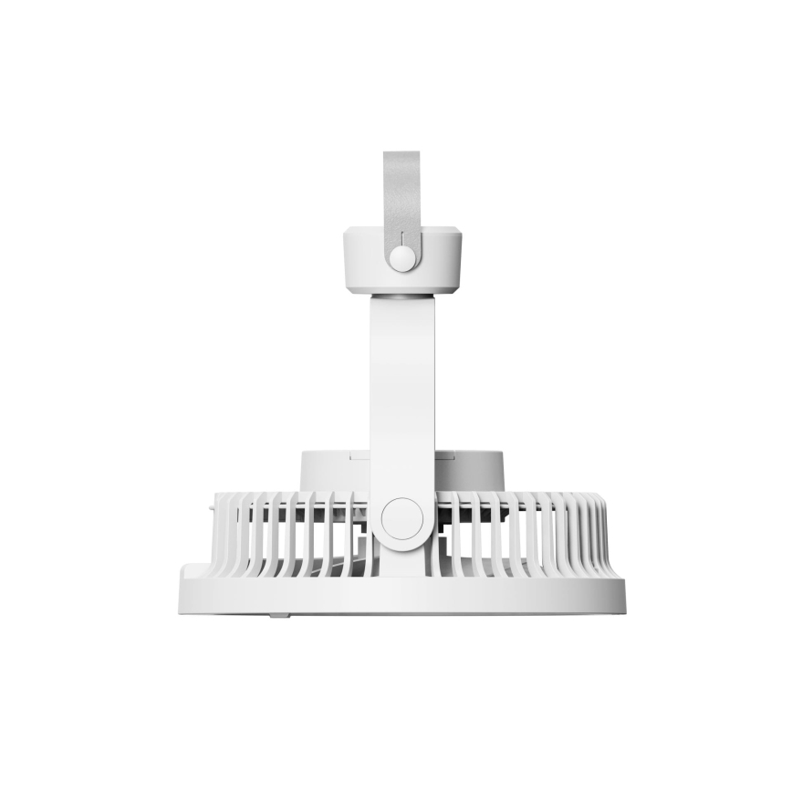 Polnilni namizni ventilator 3,7V 2400 mAh bela