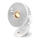 Polnilni namizni ventilator s sponko, 5W/5V, 1200 mAh, bel