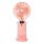 Polnilni žepni ventilator 3W/5V 1200 mAh rožnat