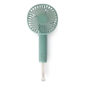 Polnilni žepni ventilator 5W/5V 1200 mAh turkizna