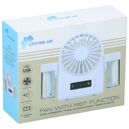 Polnljiv namizni ventilator z meglenim učinkom 3,7V 1200 mAh