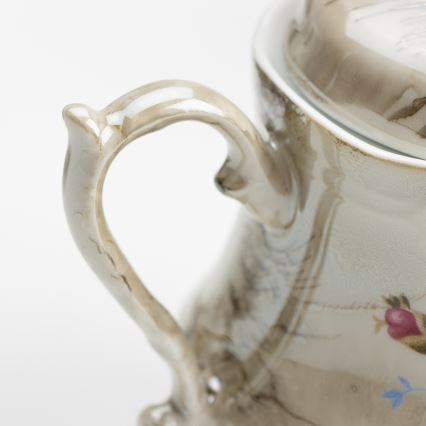 Porcelan čaj set marmor rjava vrtnica
