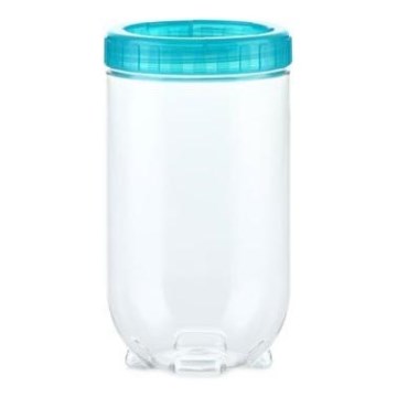 Posoda za hrano INTERLOCK 0,5 l turkizna/prozorna