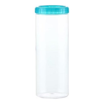 Posoda za hrano INTERLOCK 1,6 l turkizna/prozorna