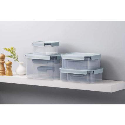 Posoda za živila CLASSIC PLUS 1,25 l modra/prozorna