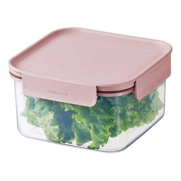 Posoda za živila CLASSIC PLUS 1,25 l rožnata/prozorna