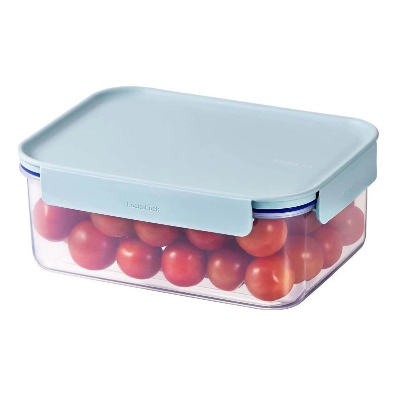 Posoda za živila CLASSIC PLUS 1,65 l, modra/prozorna