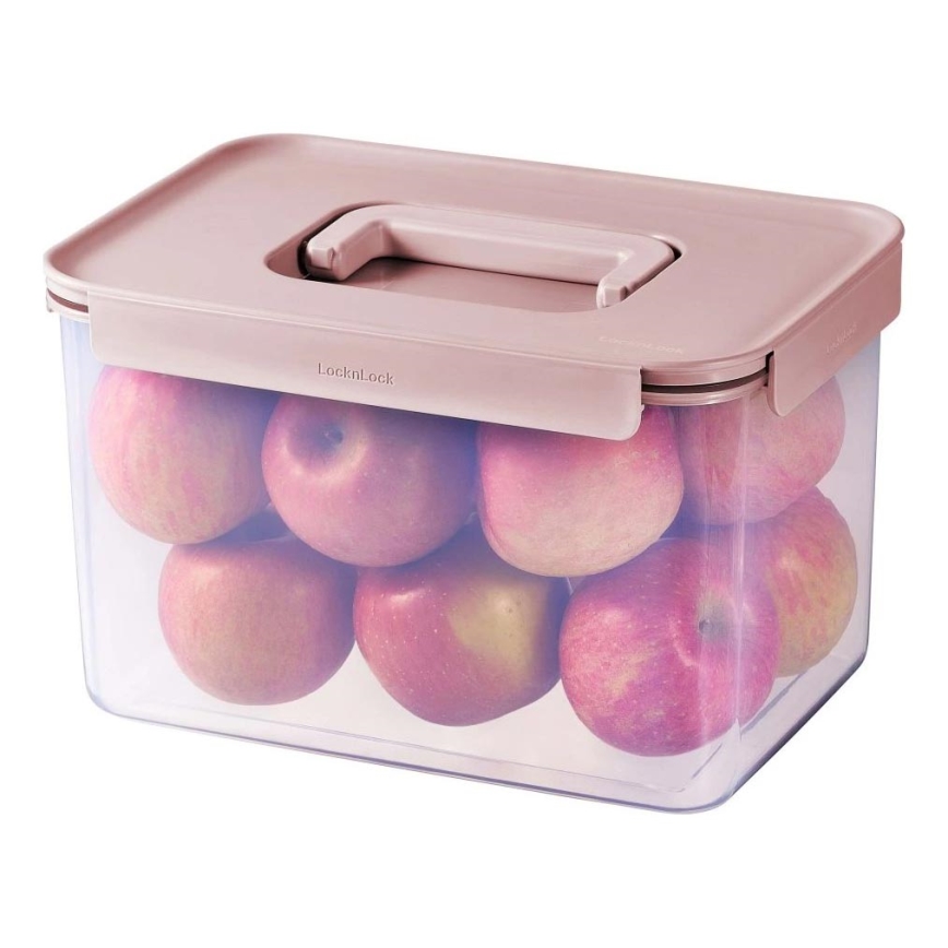 Posoda za živila CLASSIC PLUS 6 l rožnata/prozorna