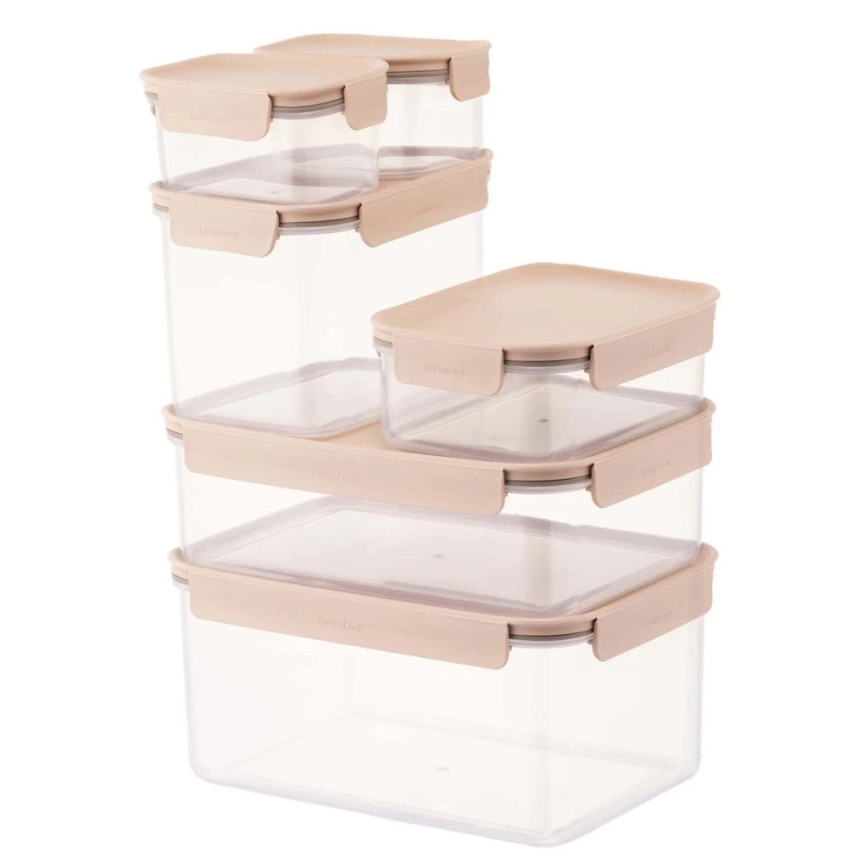 Posodica za živila CLASSIC PLUS 385 ml rožnata/prozorna