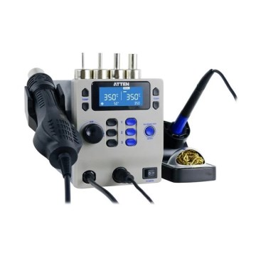 Postaja za vroč zrak in spajkanje z LCD zaslonom 800W/230V