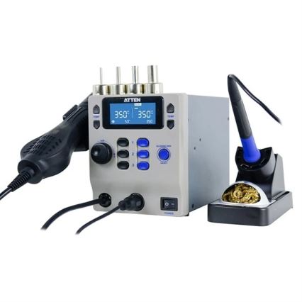 Postaja za vroč zrak in spajkanje z LCD zaslonom 800W/230V