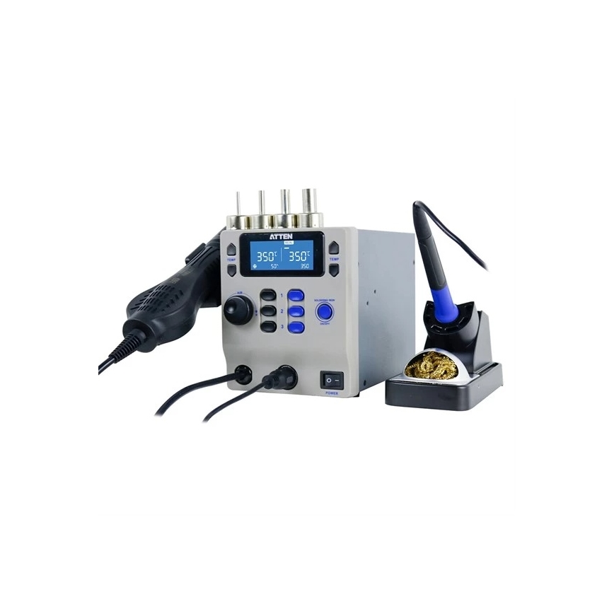 Postaja za vroč zrak in spajkanje z LCD zaslonom 800W/230V