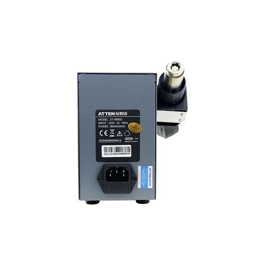 Postaja za vroč zrak z LCD zaslonom 800W/230V