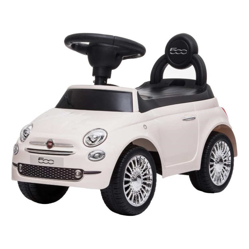 Potisni avto Fiat 500 2xAA krem barva