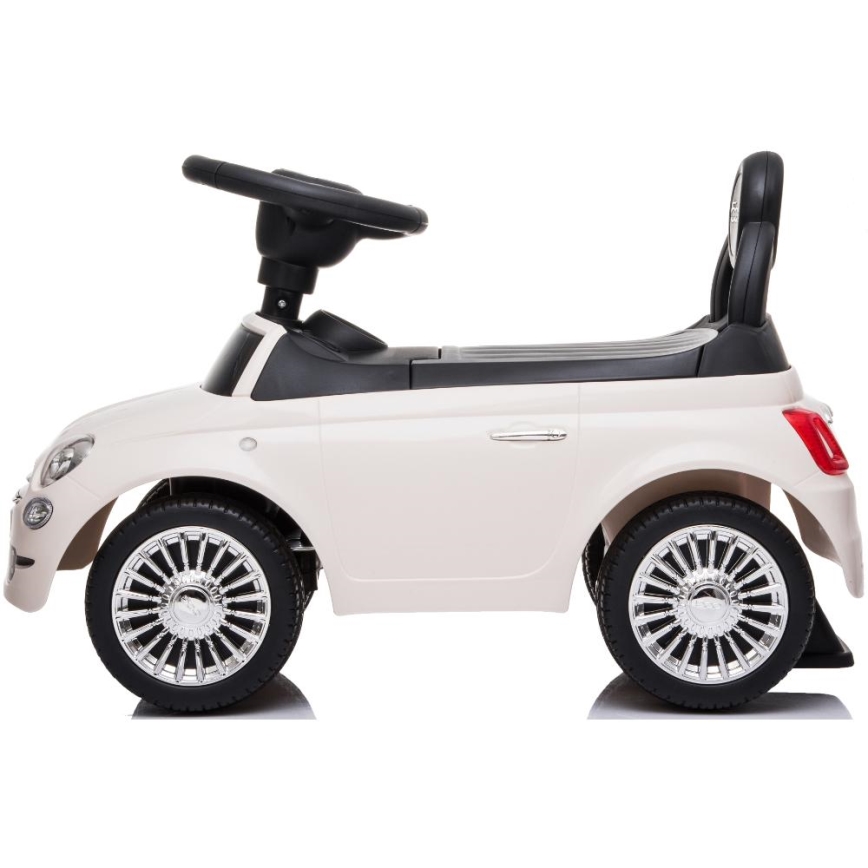Potisni avto Fiat 500 2xAA krem barva