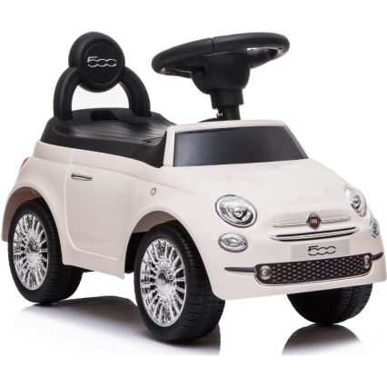 Potisni avto Fiat 500 2xAA krem barva