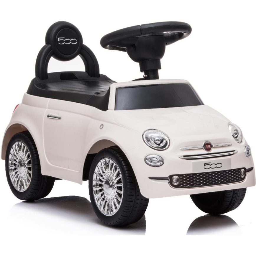 Potisni avto Fiat 500 2xAA krem barva