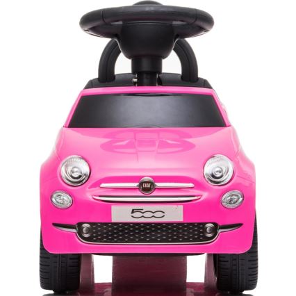 Potisni avto Fiat 500 2xAA roza