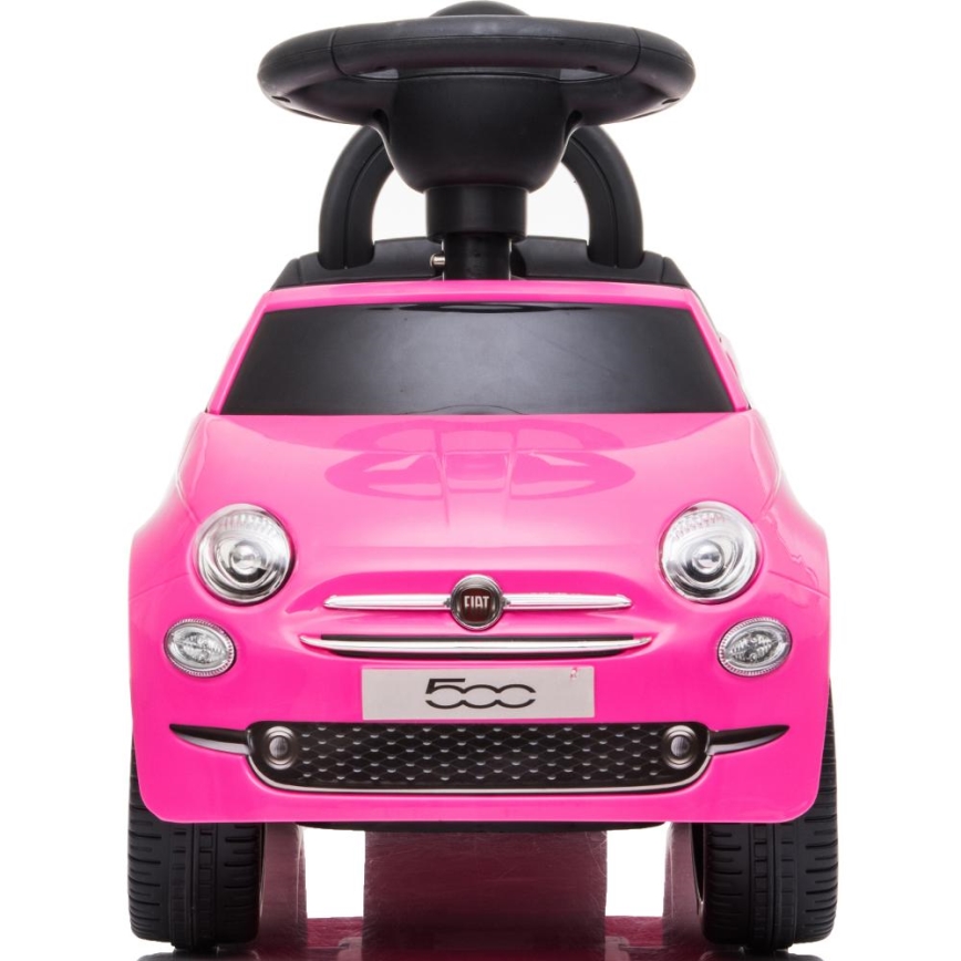 Potisni avto Fiat 500 2xAA roza