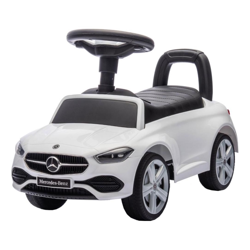 Potisni avto Mercedes C-Class 2xAA bela