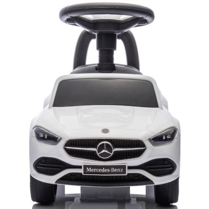 Potisni avto Mercedes C-Class 2xAA bela