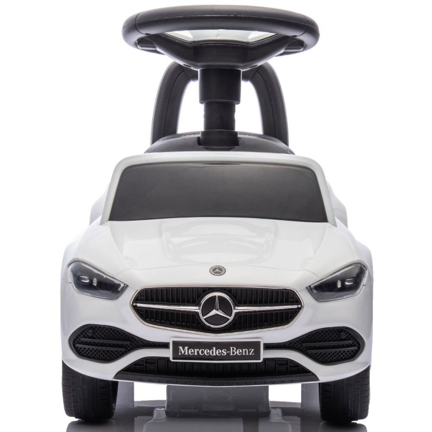 Potisni avto Mercedes C-Class 2xAA bela