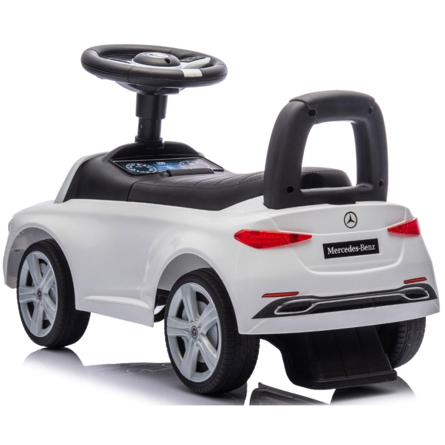 Potisni avto Mercedes C-Class 2xAA bela