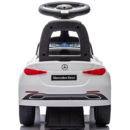 Potisni avto Mercedes C-Class 2xAA bela
