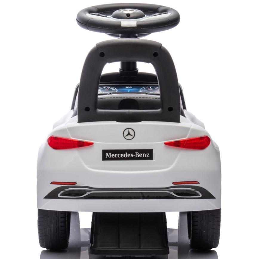 Potisni avto Mercedes C-Class 2xAA bela