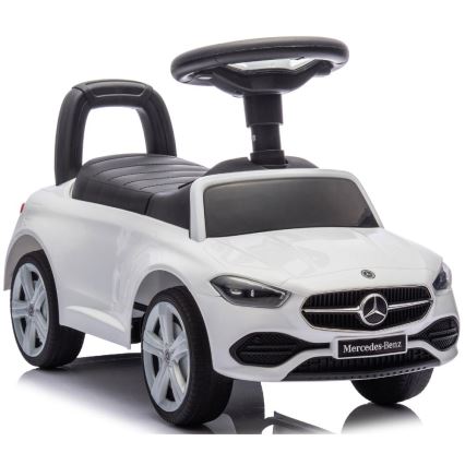 Potisni avto Mercedes C-Class 2xAA bela
