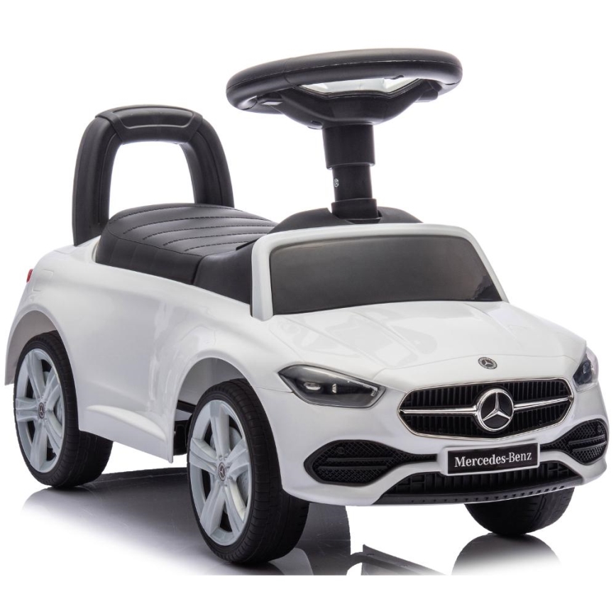 Potisni avto Mercedes C-Class 2xAA bela