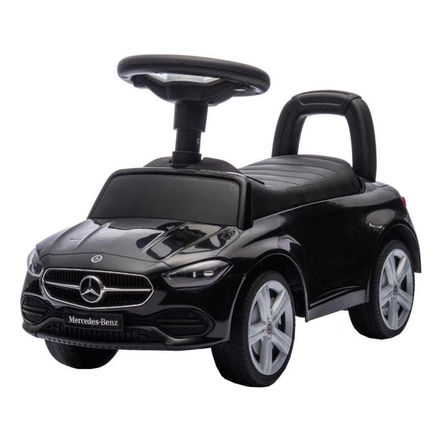 Potisni avto Mercedes C-Class 2xAA črna