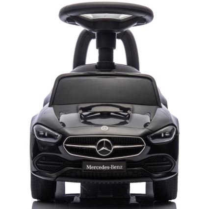 Potisni avto Mercedes C-Class 2xAA črna