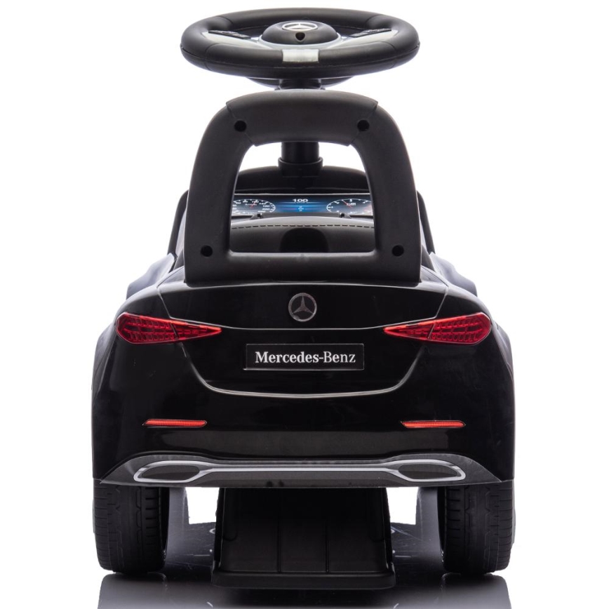 Potisni avto Mercedes C-Class 2xAA črna