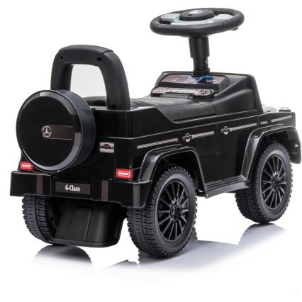 Potisni avto Mercedes G350d 2xAA črna
