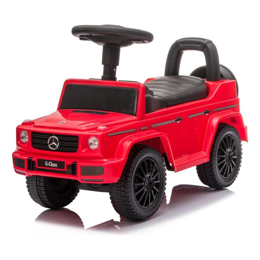 Potisni avto Mercedes G350d 2xAA rdeča/črna