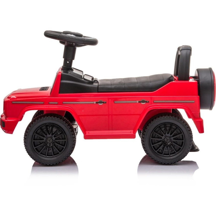 Potisni avto Mercedes G350d 2xAA rdeča/črna
