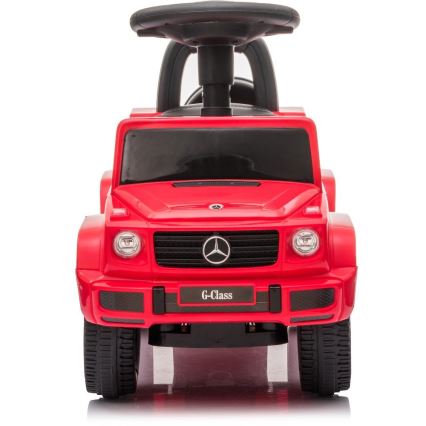Potisni avto Mercedes G350d 2xAA rdeča/črna