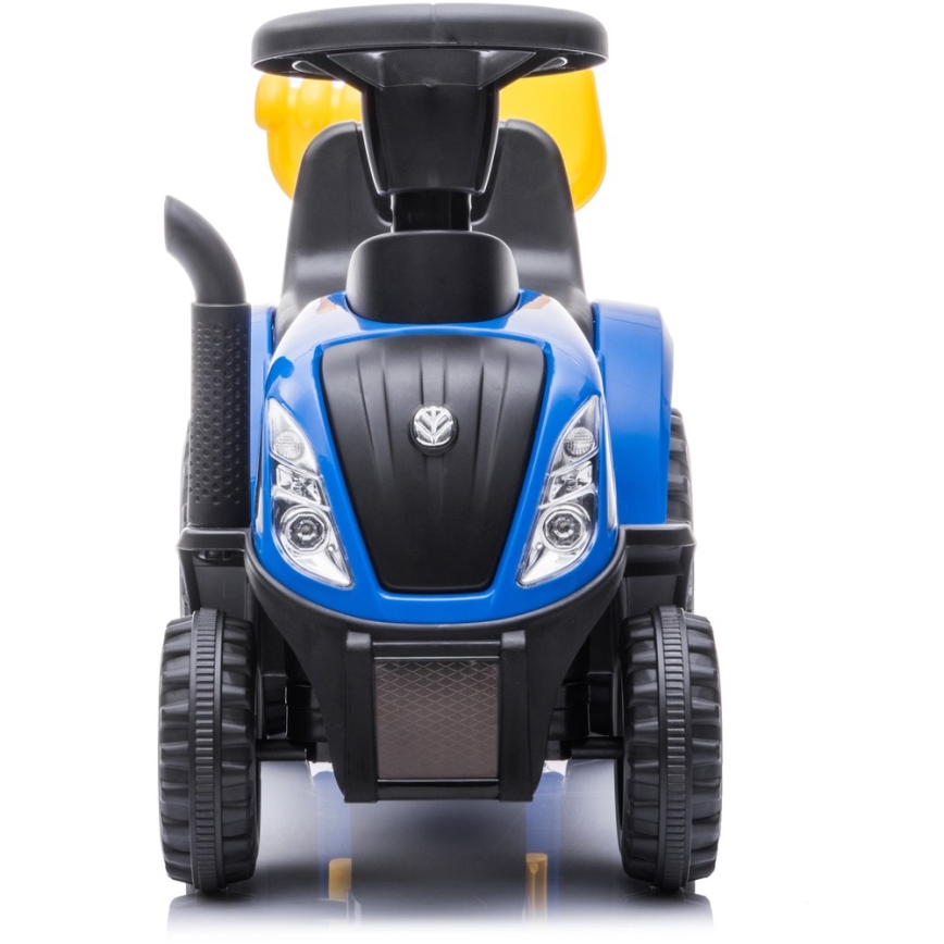 Potisni avto NEW HOLLAND 2xAA modra/črna