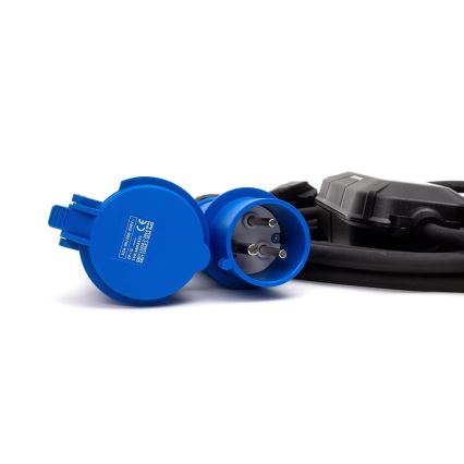 Potovalna polnilna postaja za električne avtomobile EV/PHEV AC Tip 2 32A/230V 7,4kW IP55 5m + adapter 230V 3,7kW + case