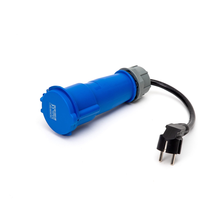 Potovalna polnilna postaja za električne avtomobile EV/PHEV AC Tip 2 32A/230V 7,4kW IP55 5m + adapter 230V 3,7kW + case