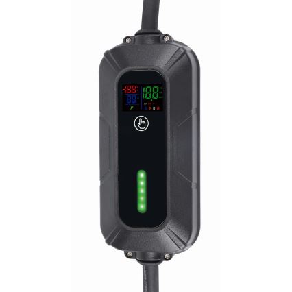 Potovalna polnilna postaja za električne avtomobile EV/PHEV AC Type 2 16A/380V 11kW IP55 5m + adapter 230V 3,7kW + kovček