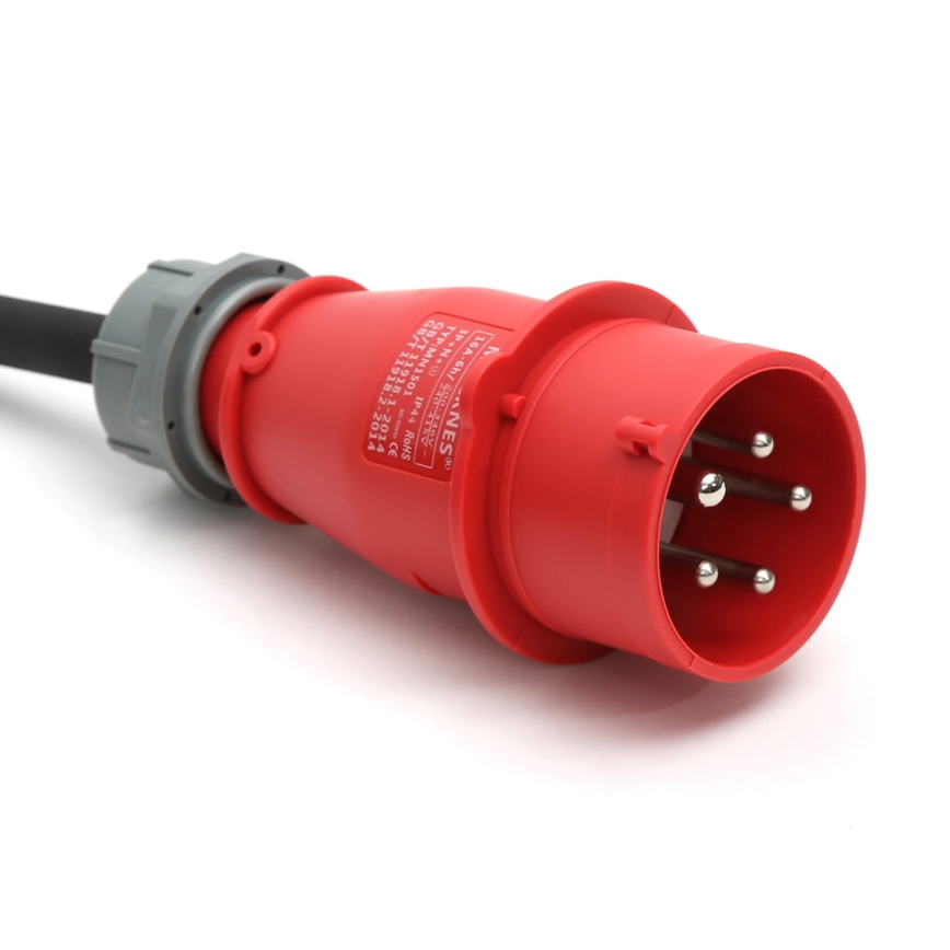 Potovalna polnilna postaja za električne avtomobile EV/PHEV AC Type 2 16A/380V 11kW IP55 5m + adapter 230V 3,7kW + kovček