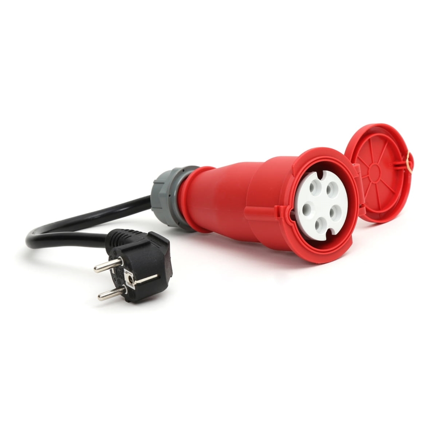 Potovalna polnilna postaja za električne avtomobile EV/PHEV AC Type 2 16A/380V 11kW IP55 5m + adapter 230V 3,7kW + kovček