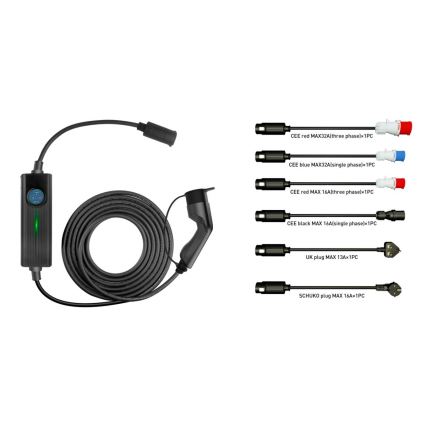 Potovalna polnilnica za električne avtomobile 32A 16kW