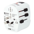 Potovalni adapter PRO Light USB AC45PD - World, UK+USA+AUS/CN USB A+C 45W