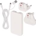 Potovalni adapter z zamenljivimi USB-nastavki GaN 100-250V
